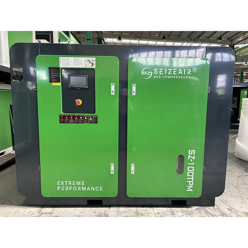 380V இண்டஸ்ட்ரியல் PM VSD டூ-ஸ்டேஜ் ஸ்க்ரூ ஏர் கம்ப்ரசர்