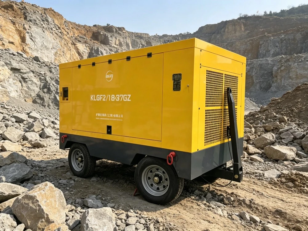 Diesel Engine Portable Air Compressor